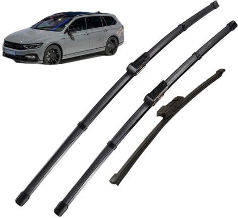Scheibenwischer für VW Passat B8 Variant 2017–2023,26+18+13,Auto Wischer Ganzjahresreinigung Wischerblatt Wischer Set Ersatz Wischerarm