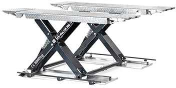 ATH Flex Lift 30Z Mobile Kurzhub Scheren Hebebühne Reifendienst Autoaufbereitung 3t Car Detailing ohne Druckluf 3000kg verzinkt