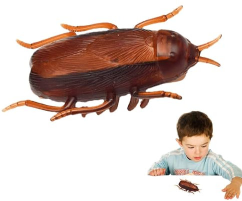 Jouet cafard électrique - Jouet de cafard réaliste - Araignée à Piles, Souris vibrante pour Chats et
