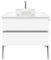 Duravit Sivida Aufsatzwaschtisch, rund, 400x400mm, ohne Hahnloch, ohne Überlauf, 266000, Farbe: Weiß