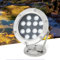 Luces De Fuente Sumergible LED - Foco LED Piscina, Luces LED Subacuáticas De Ángulo Ajustable De 360°, Foco De Piscina Impermeable, Luces Sumergibles De Acero Inoxidable A Prueba De Agua IP68(Green,24
