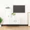 ShGaxin 2-TLG. TV-Schrank-Set Hochglanz-Weiß Holzwerkstoff, Wohnzimmer Möbel, Sideboard Wohnzimmer, Fernsehschrank, Tv Kommode, Tv Lowboard, Tv Möbel, Wohnwand - 3188720
