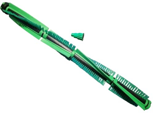 1x Ersatzbürste und 1x Antriebsritzel, Rundbürste, Walze, Bürstenrolle Ersatz für/kompatibel mit Vorwerk Staubsauger Bürstenaufsatz EB400