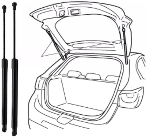 yinjianping Amortiguadores Maletero para Seat Altea XL (5P5,5P8) 2006-2020(OEM:5P8827550)-41.9cm,Muelle Neumático Maletero,Muelle de Gas para Maletero,Maletero Amortiguador Varilla,Muelle de Maletero