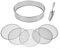 Homeponnew 304 Stainless Steel Soil Sieve Set Garden Riddle With 5 Interchangeable Mesh Screens 1mm 3mm 6mm 9mm 12mm For Compost Filtering Plant Potting Soil Siftin