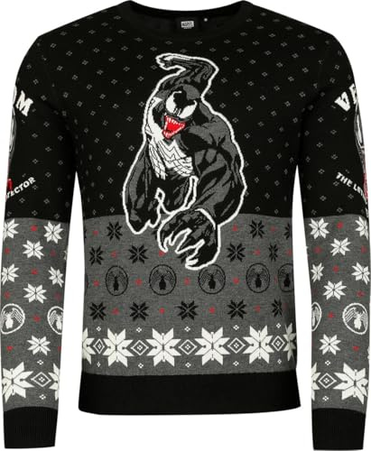 SPIDER-MAN-Man Venom 1988 Männer Weihnachtspullover Multicolor