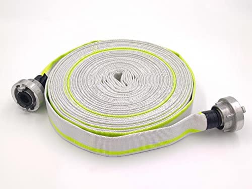 1 Zoll | D-25-20 Meter Industrieschlauch | Feuerwehrschlauch | Bauschlauch | Flachschlauch | Schlauch mit Storz-Kupplung