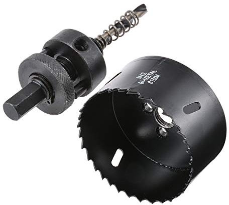 KATUR 81mm Diameter Hole Saw Set, HSS Bi-Metal Hole Saw Drill Bits Cut, Smooth and Fast in Wood, Plastic, Drywall, Thin Metal