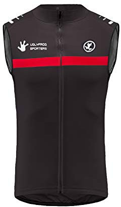 Uglyfrog Radtrikot Westen Herren Ärmellos Rennrad Trikot Fahrradtrikot Fahrradbekleidung Atmungsaktiv Schnell Trocknend MJML01