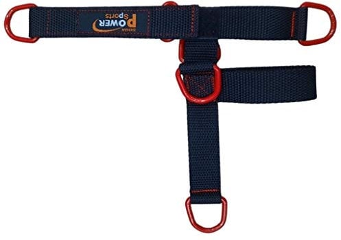 BLACK/RED COMBO 5-D Ankle/Foot Shoe Strap PENTAGON 5 -Ring Cable Gym Machine Attachment For Men/Women Yoga, Pilates, Ideal for Foot Therapy Rehab