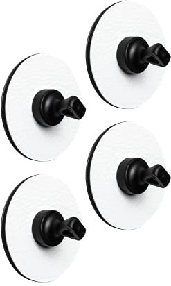 silwy® Magnet-Pins Flex (4er Set) inkl. vier Metall-Nano-Gel-Pads White - perfekt für Notizen, Karten und Poster - perfekt für Camping, Caravaning, Boating, Home, Living oder Business