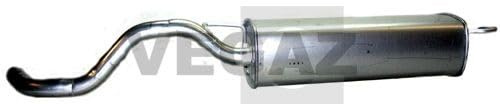 VEGAZ VS-292AT Endschalldämpfer Hinten Kompatibel mit VW Golf 4 Schrägheck 1J1 1J6253609AF 1J6253609AM 1J6253609AK