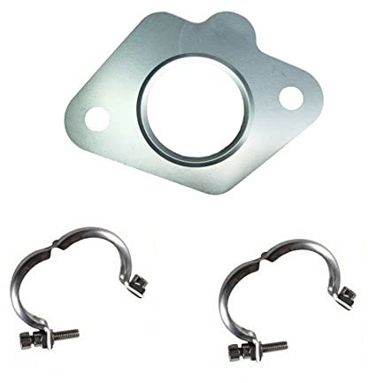 Kit avec Joint + 2 Colliers de Serrage Bride pour Vanne EGR compatible pour BERLINGO C2 C3 C4 C5 JUMPY NEMO XSARA PICASSO 1007 206 207 307 308 EXPERT PARTNER S40 1.6 HDI - 1618AW 9646166580 1628.3J