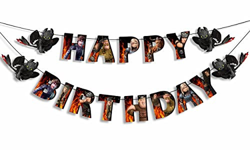 How to Trin Yur Dragn Birthday Banner - Viking Party Decor | Printable Dragn Banner for Adults | Fantasy Theme Party Backdrop