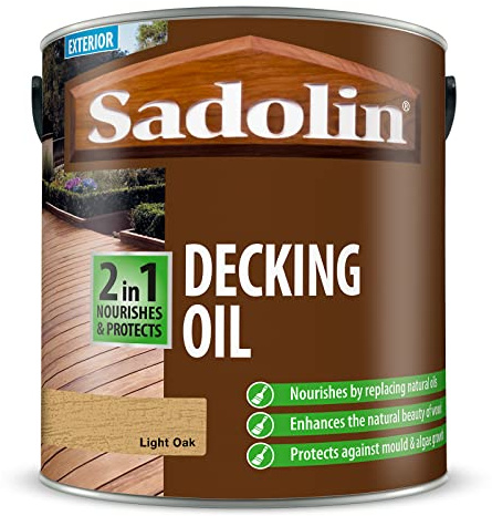 Sadolin Decking Oil (2 in 1) New 2.5 litre Colour - Light Oak