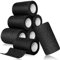 aurorayer 8 Rollen Selbstklebender Verband 7,5cm x4,5m Sport Elastische Fixierbinde,Selbsthaftende Bandage, Vet Wrap Pet Fixierbinde für Finger Pferd Katze Hund (Schwarz)