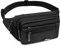 REETEE Sac Banane Homme Imperméable Sacoche Banane avec 5 Poches et Sangle Réglable, Grande Capacité Sac Banane pour Homme Femme Voyage Randonnée Pochette Ceinture (A-Noir)