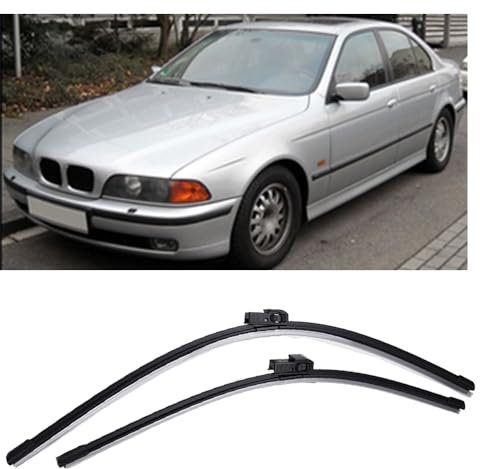 MoDma Scheibenwischer-Set Vorne, für BMW 5 Series E39 525i 528i 530i 540i M5 Scheibenwischer Klare Sicht Wischblätter Auto Zubehör 26+22
