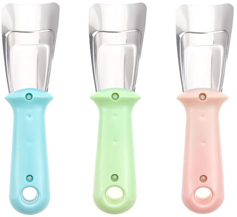 Pala de hielo para refrigerador, congelador, espátulas de limpieza de cocina, acero inoxidable, pala para quitar hielo, pala para congelador, accesorios para quitar hielo