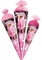 Schultüte - Barbie - 35-85 cm - Größe wählbar - Holzspitze wählbar - inkl. Name - Zuckertüte - Tüll - oder Filzabschluß - eckig/rund - klein & groß - Gesc..