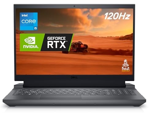Dell G Series 5530 Gaming Laptop 15.6 FHD Display, Intel Core i5-13450HX, 16 GB DDR5 RAM, 512 GB SSD, NVIDIA GeForce RTX 3050 6 GB GDDR6, Windows 11 Home - Dark Shadow Grey