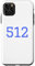 Carcasa para iPhone 11 Pro Max Código de área 512 Austin Texas TX 512