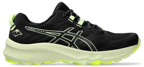 ASICS Damen Trabuco Terra 2 Sneaker, Black Cool Matcha, 42.5 EU