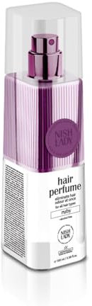 Nishlady Hair Perfume Ruby 75 ml - Luxuriöser Haarnebel, Beseitigt Haargeruch Sofort, für Alle Haartypen