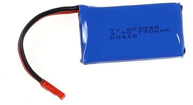 BESTonZON Wiederaufladbare Lipo Akkus Wltoys V686G Akku 780 Mah Lipo Akku 37 V Lipo Akku Wltoys V686G Lipo Akku Blau