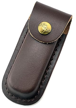 Vintage Leather Sheath Knife Case Pocket Folding Knife Sheath Carrier Holster Handmade Knife Pouch Gift for Men