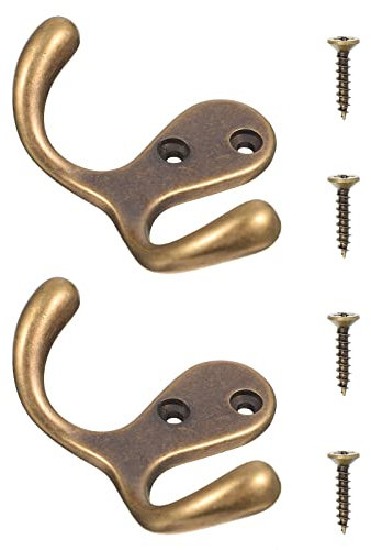 Cabilock Kleiderhaken Aus Bronze Huthaken Für Haushalt Kleiderbügel Mit Fester Halterung Geeignet Für Schlafzimmer Küche Und Bad Zum Aufhängen Von Kleidung Und Handtüchern
