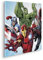 Komar Keilrahmenbild - Marvel Avengers Teampower - Größe: 60 x 60 cm - Kinderzimmer, Wanddekoration