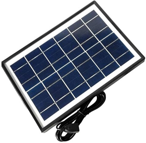 Paneles De Carga Solar Portátiles 6W, Batería Solar Cargador Kit De Panel Flexible, Banco De Energía Portátil Para La Ventana De Techo De Tiendas