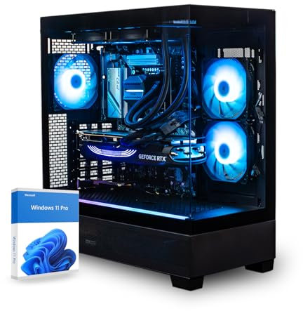 dcl24 Highend Streaming PC Ultra 9 285K, RTX5080, 64GB RAM, 2TB SSD, Gamer mit 24x3.7 GHz, WLAN, Windows 11 Pro Gaming für Streamer [20317]