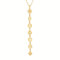 AITENME 7 Chakra Halskette Gold Frauen Yoga Fashion Accessoires Anhänger Einstellbarer Kettengeist Geschenkschmuck für Tanz geeignet für Tanz Symbol Mit Geschenkbox