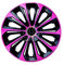 Radzierblende EXTRA Strong schwarz/pink 14 Zoll 4er Set