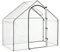 Outsunny Serre de Jardin PVC, Serre de Balcon, bâche renforcée, châssis en Acier, Porte zippée Enroulable, pour légumes Plantes, intérieur et extérieur, 180 x 100 x 168 cm, Transparent Vert