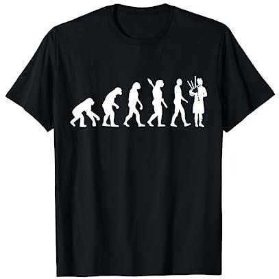 Evolution Dudelsack T-Shirt T-Shirt