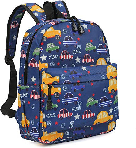 Zicac Mochila infantil, Mochila Preescolar Para Niños Niña, Mochila Escolar Infantil Unisex para Niños de 3-6 Años, Bonita y Práctica, 25x13x30cm, 12L