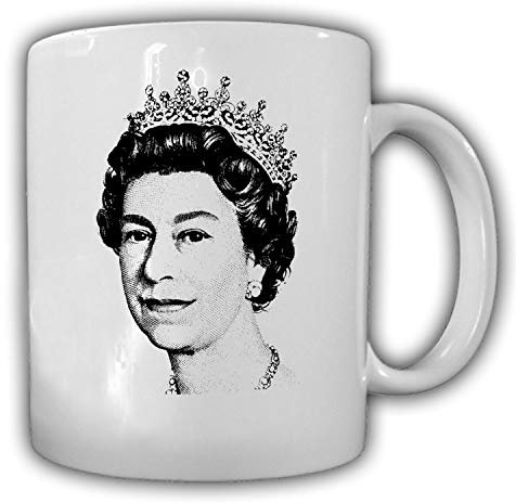 Queen Elisabeth II United Kingdom England Großbritannien Kaffee Tasse #27625