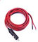 Cocar 12V/24V Auto Zigarettenanzünder Stecker auf Raw Kabel 15FT/15A Schwerlast Prämie Öse Terminal Verlängerungs DC Adapter Kabel mit Sicherung Zigarette Feuerzeug