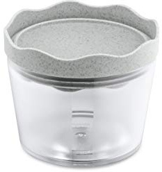 Koziol Vorratsdose, Behälter, Zucker, Tee, Kaffee, Reis, Mehl, Bio-Grau, S-300 ml