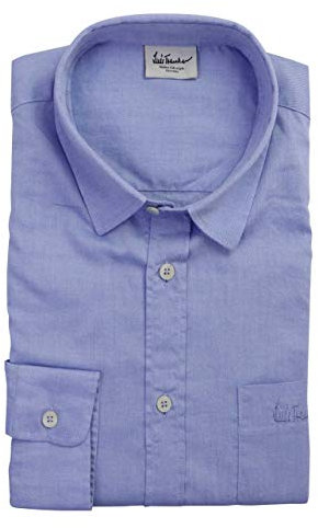 Luis Trenker Regular Fit Hemd BODO Langarm geknöpft hellblau