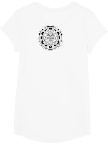 Metatrons Würfel Heilige Geometrie Spirituelles Symbol Yoga, T-Shirt