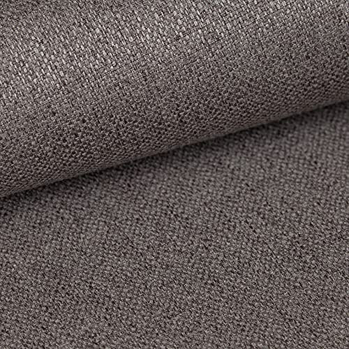 HEKO PANELS Atena Polsterstoff Möbelstoff Meterware - z.B. Stoff für Stühle oder Eckbank Bezug - Hellbraun