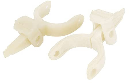 Ruilogod 2pcs Beige Sélecteur de voiture en plastique en plastique Fourchette à changement de vitesse