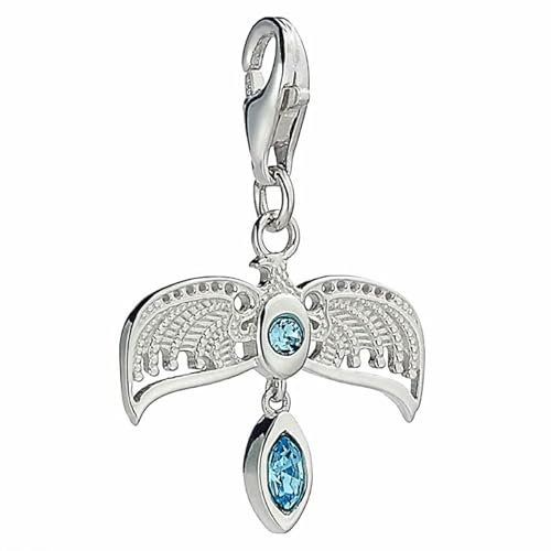 Harry Potter Sterling Silber Diadem Charm Perle, Sterling-Silber
