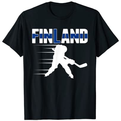 Finnland Ice Hockey Fans Trikot Finnish Hockey Team Supporter T-Shirt