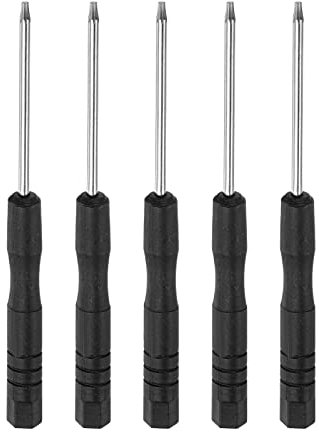 sourcing map Mini Torx Screwdriver, T5 Star Head for Watch Eyeglasses Electronics Repair, 5 Pcs