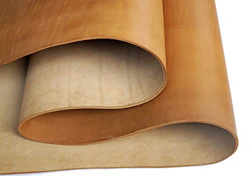 Heavy Weight Bourbon Brown Tooling Leather Square 3.6mm-4.0mm (9-10oz) Thick Full Grain Cow Hide Leather Crafts Tooling Hobby Workshop Crafting Leather (Bourbon Brown-6x12)